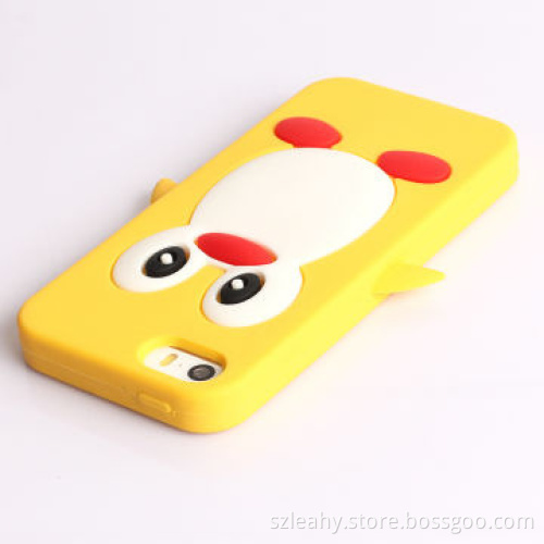 Funny penguin-shaped silicone case for iPhone 5/5S